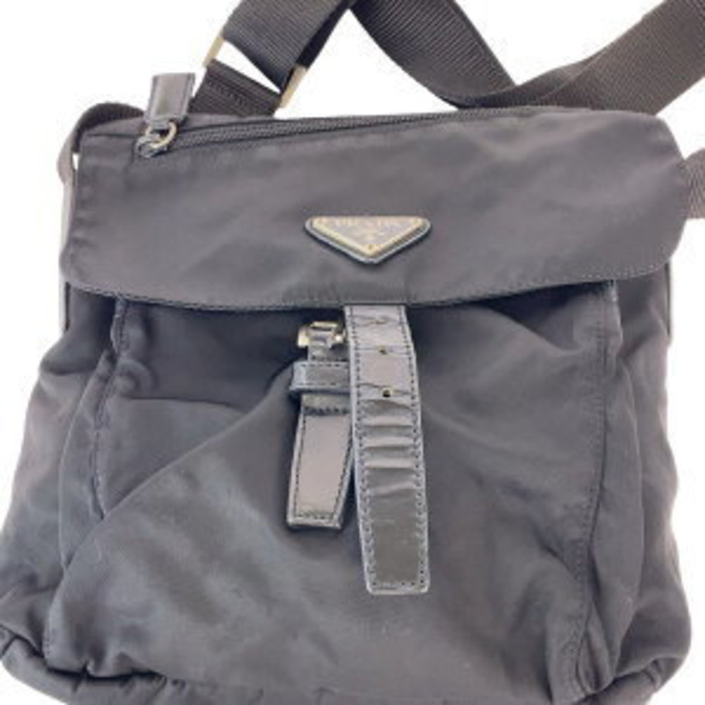 Prada Crossbody Black Tessuto Triangular Nylon - image 4